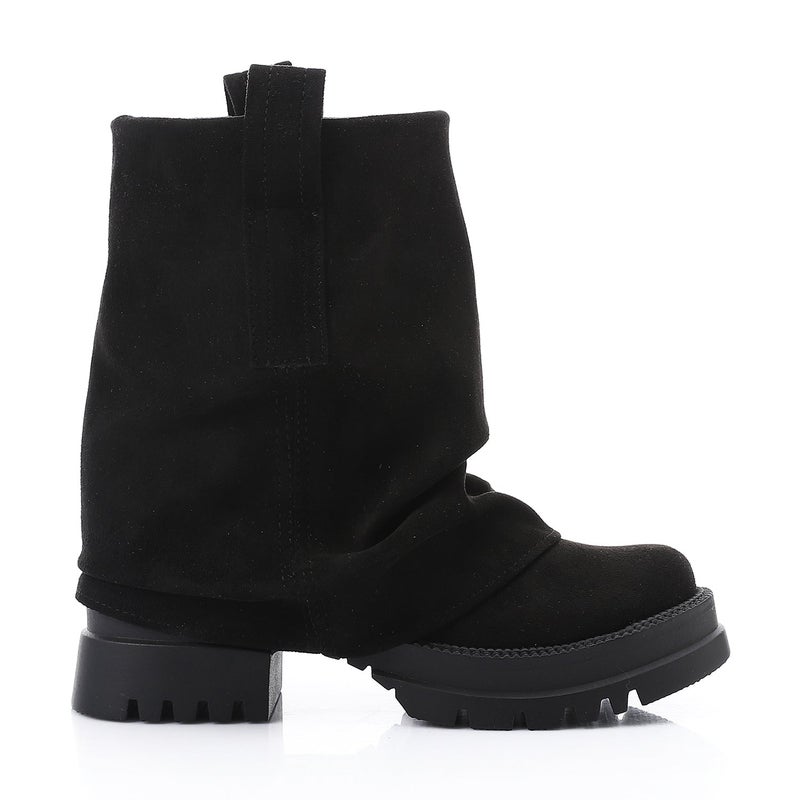 Mr.joe Fold over Casual Boots - Black - Image 2